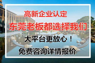 東莞高新認定 科技中介服務助力企業高質量發展
